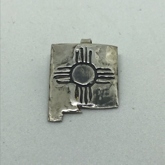 New Mexico fine silver pendant - Picture 5 of 7